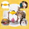 Rotating Cat Puzzle Feeder Treat Dispenser Bowl For Indoor Training Slow Feeding And Enrichment 6