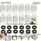 Activated Carbon Cat Water Fountain Filter Sponge Set For Stainless Steel Pet Dispenser Care 1