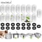 Activated Carbon Cat Water Fountain Filter Sponge Set For Stainless Steel Pet Dispenser Care 2