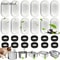 Activated Carbon Cat Water Fountain Filter Sponge Set For Stainless Steel Pet Dispenser Care 8