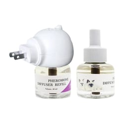 long lasting cat pheromone diffuser plug in for stress relief travel and home comfort