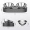PETKIT Adjustable Stainless Steel Double Pet Bowl For Cats Dogs Food Water Feeding Comfort 6