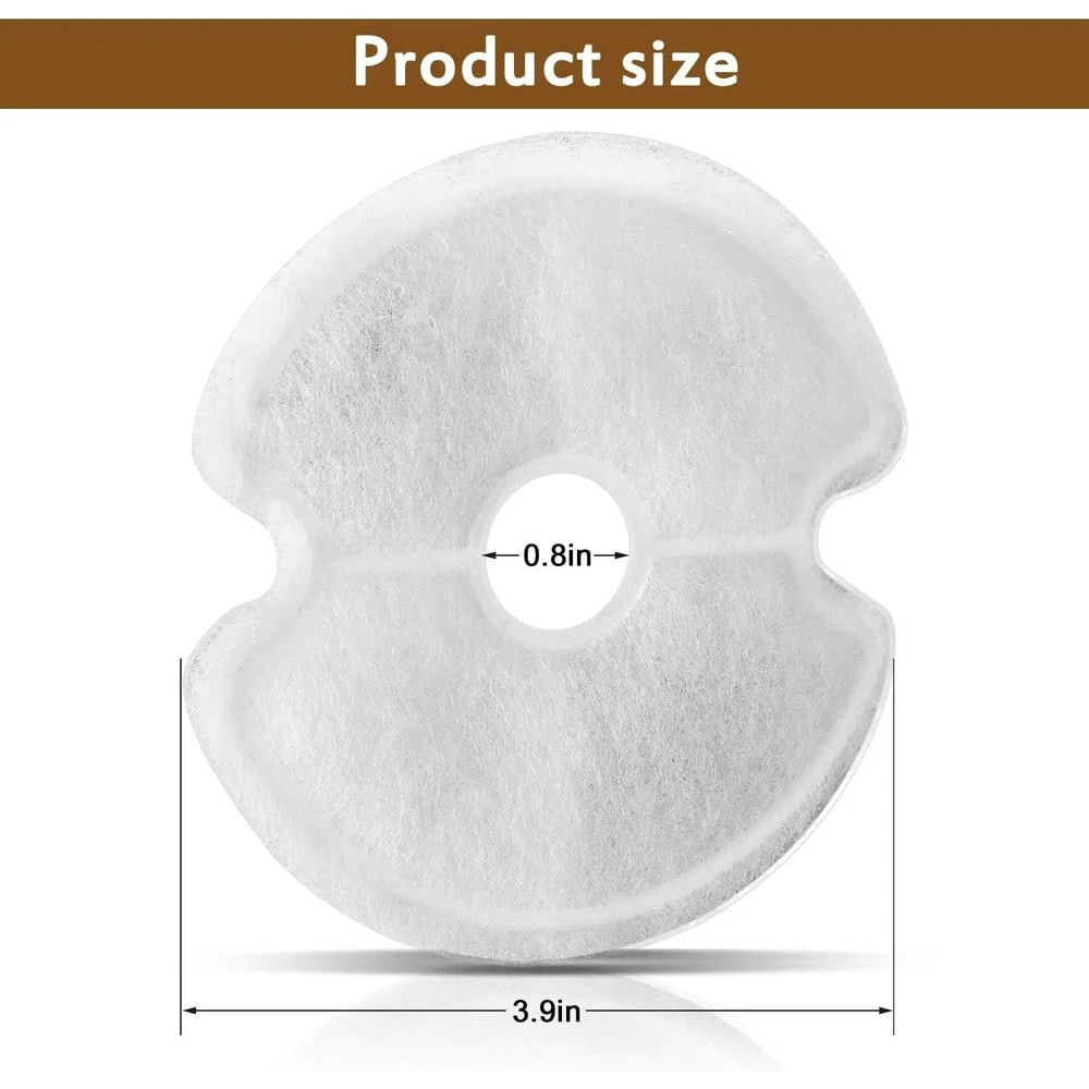 Multiple Filtration Cat Water Fountain Filter Replacement Pack For Fresh Clean Pet Drinking Water 3