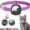 Reflective AirTag Cat Collar Breakaway With Bell Holder Case For Kittens Lightweight Safety Trackin 1