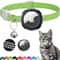 Reflective AirTag Cat Collar Breakaway With Bell Holder Case For Kittens Lightweight Safety Trackin 5
