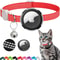 Reflective AirTag Cat Collar Breakaway With Bell Holder Case For Kittens Lightweight Safety Trackin 6