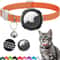 Reflective AirTag Cat Collar Breakaway With Bell Holder Case For Kittens Lightweight Safety Trackin 9