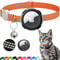 Reflective AirTag Cat Collar Breakaway With Bell Holder Case For Kittens Lightweight Safety Trackin 9