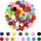 Colorful Plush Cat Toy Balls Bulk Pack For Interactive Training Chewing Chasing Indoor Play Fun 6