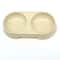 Wheat Straw Double Pet Bowl For Cats Dogs Food And Water Feeding Station 4