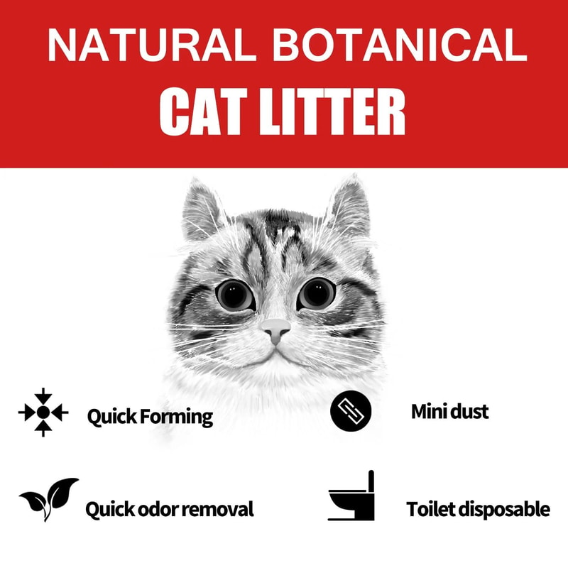 Sumlov Tofu Cat Litter 33lb Natural Dust Free Flushable Quick Clumping Odor Control 3