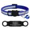 Personalized Reflective Cat Collar With Engraved Nameplate Bell For Kittens Puppies Pets 2