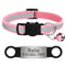 Personalized Reflective Cat Collar With Engraved Nameplate Bell For Kittens Puppies Pets 6