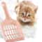 Candy Color Cat Litter Scoop Horizontal Handle Shovel For Easy Poop Pickup Cleaning 15