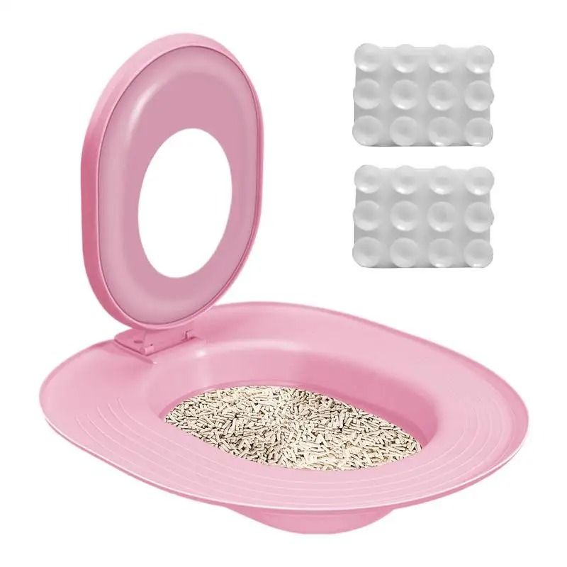 Reusable Cat Toilet Training Kit Universal Potty Seat Trainer For Cleaner Litter Free Home 5