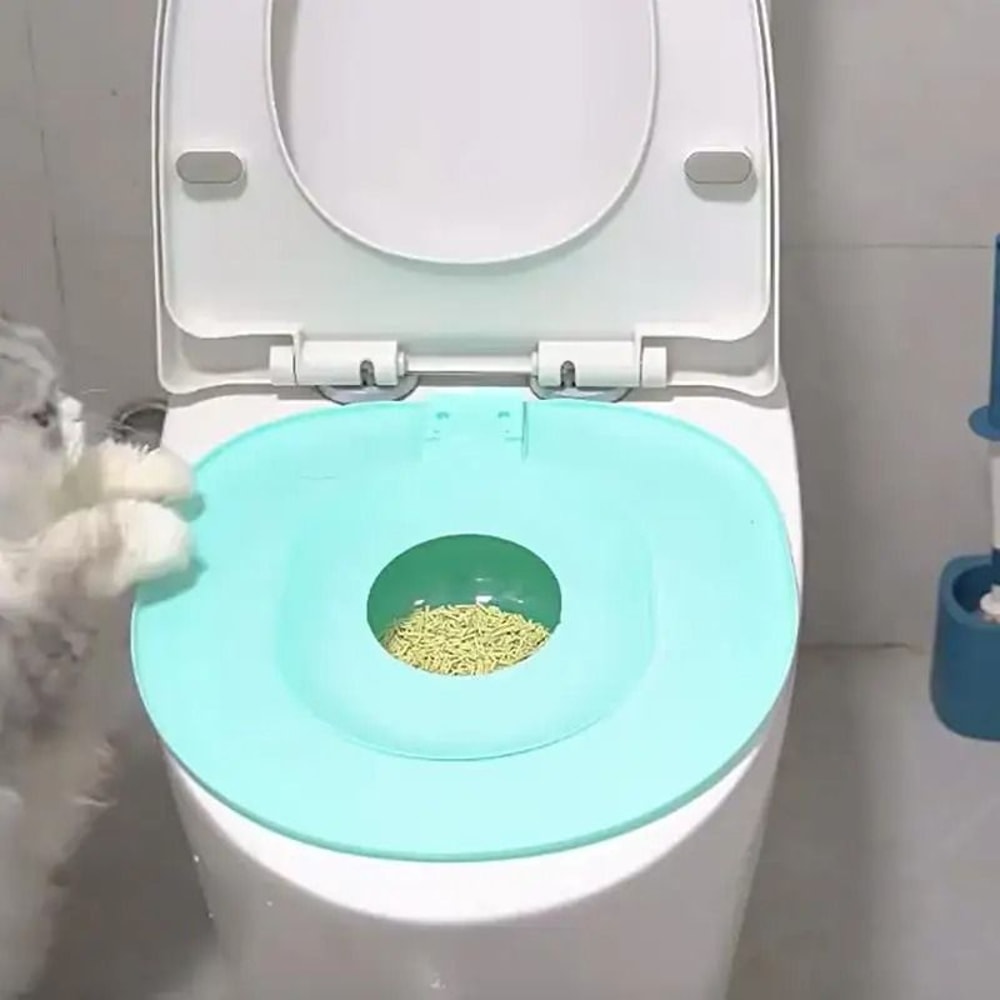 Reusable Cat Toilet Training Kit Universal Potty Seat Trainer For Cleaner Litter Free Home 6