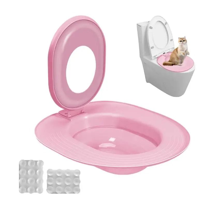 Reusable Cat Toilet Training Kit Universal Potty Seat Trainer For Cleaner Litter Free Home 7