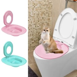 reusable cat toilet training kit universal potty seat trainer for cleaner litter free home