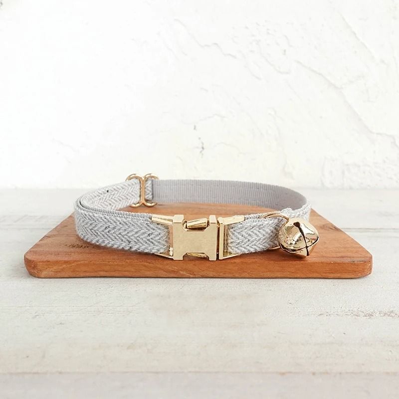 Personalized Cat Collar With Bow Bell And Engraved Nameplate For Kittens Small Dogs 9