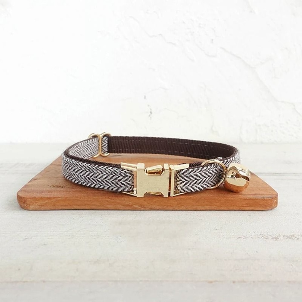 Personalized Cat Collar With Bow Bell And Engraved Nameplate For Kittens Small Dogs 4