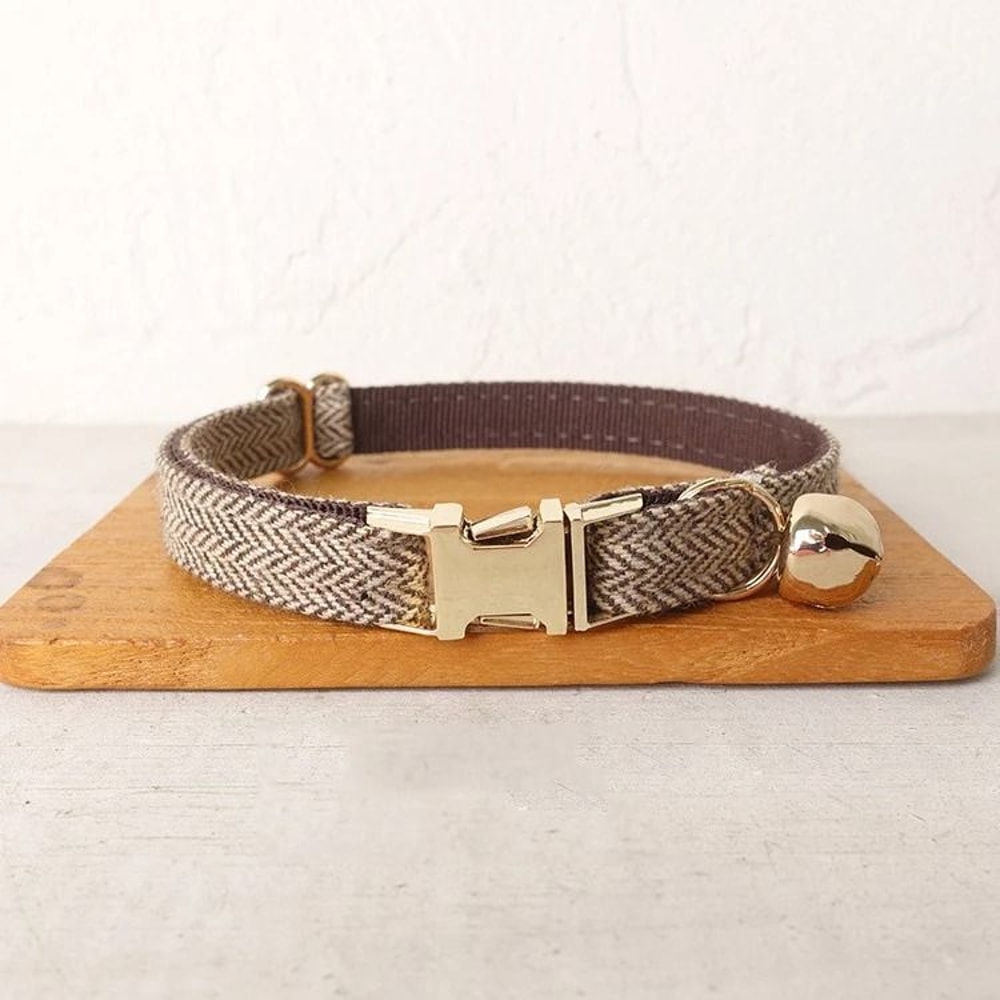 Personalized Cat Collar With Bow Bell And Engraved Nameplate For Kittens Small Dogs 3