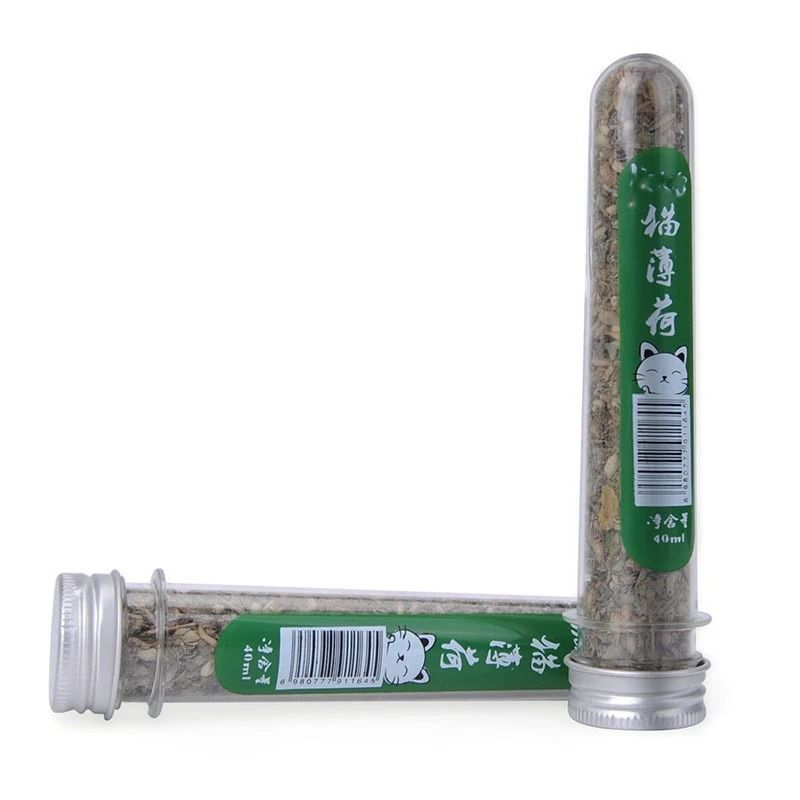 Natural Catnip Powder Tube For Cats Menthol Flavor Treat Toy And Appetite Support 2