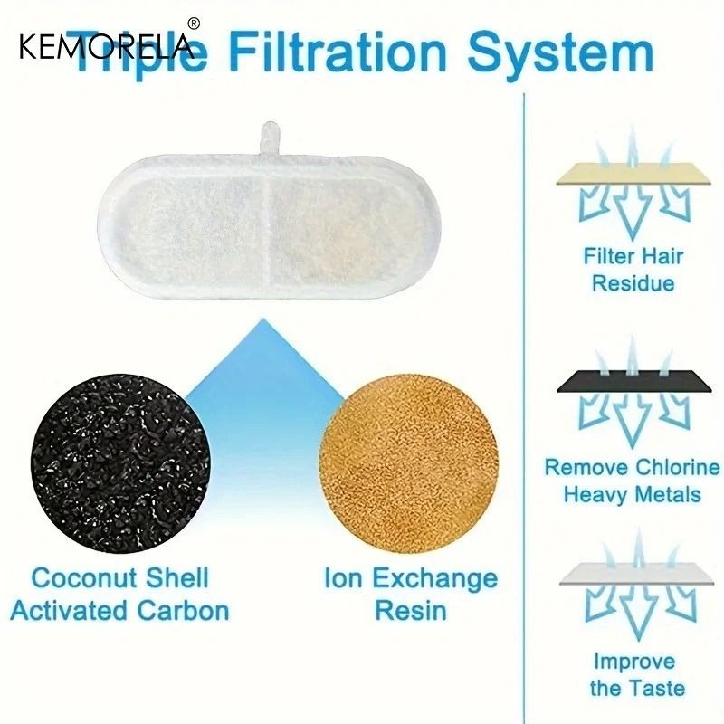 Activated Carbon Cat Water Dispenser Filters 8 Or 12 Pack For Fresher Pet Drinking Water 5