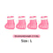 Adjustable Silicone Cat Paw Protector Boots 4 Pack Anti Scratch Bathing Shoes 5