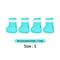 Adjustable Silicone Cat Paw Protector Boots 4 Pack Anti Scratch Bathing Shoes 3