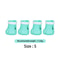 Adjustable Silicone Cat Paw Protector Boots 4 Pack Anti Scratch Bathing Shoes 1