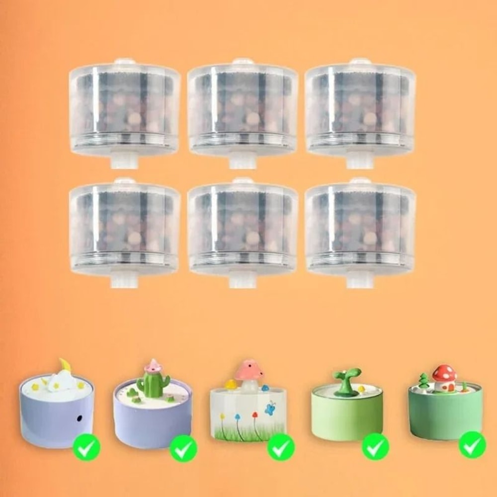 Ceramic Cat Water Fountain Replacement Filters 4 6 Or 12 Pack For 15L Dispenser 10
