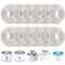 Round Cat Water Fountain Replacement Filters 6 Or 12 Pack Activated Carbon Flower Style 8