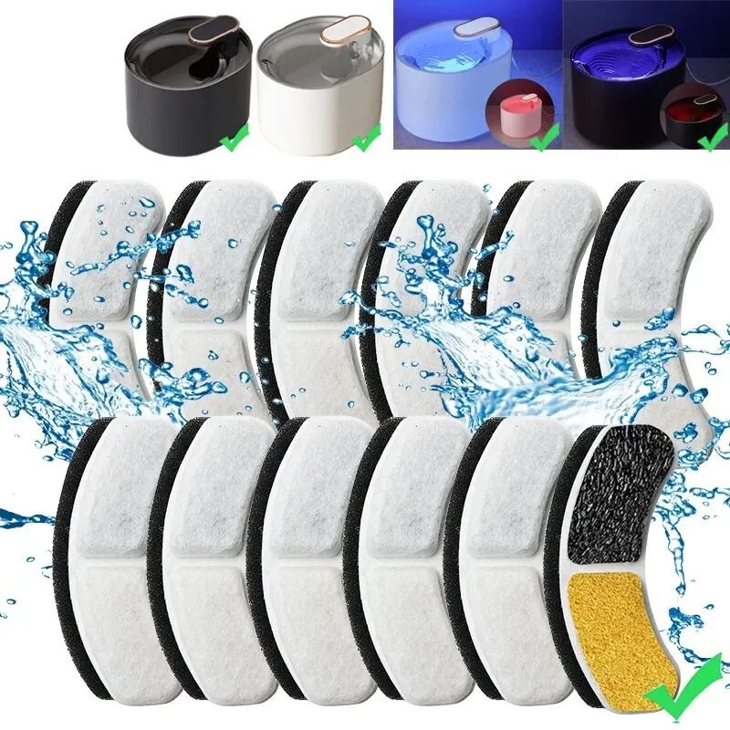 Cat Water Fountain Replacement Filter Element For Pet Drinking Dispenser Accessories 0