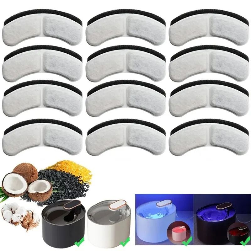 Cat Water Fountain Replacement Filter Element For Pet Drinking Dispenser Accessories 6