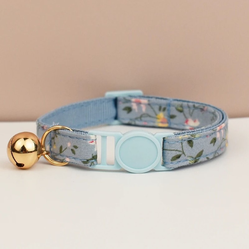 Adjustable Bowknot Cat Collar Safety Breakaway Comfortable Stylish Collar For Cats 3