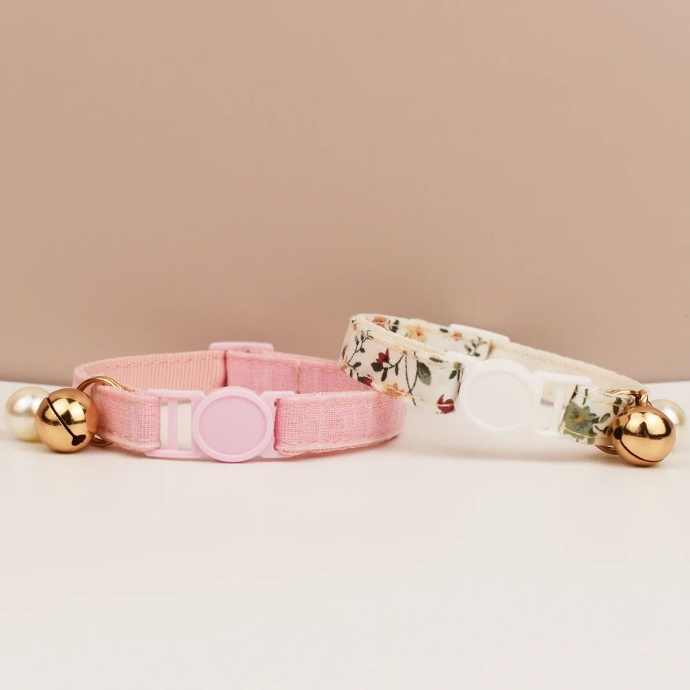 Adjustable Bowknot Cat Collar Safety Breakaway Comfortable Stylish Collar For Cats 27