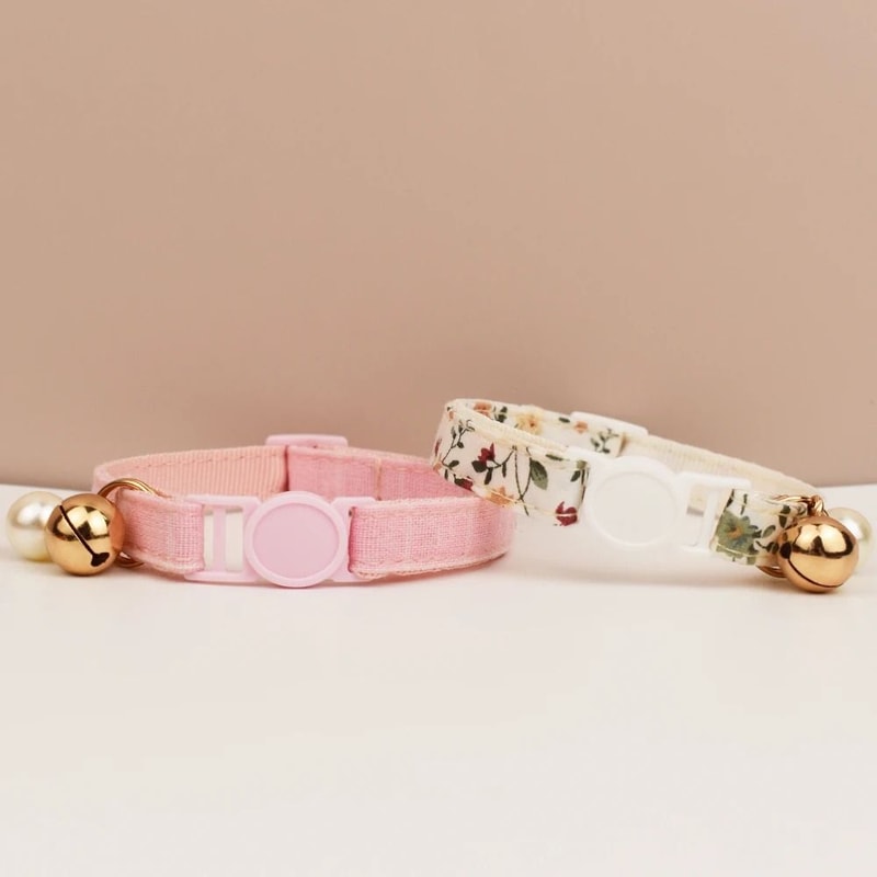 Adjustable Bowknot Cat Collar Safety Breakaway Comfortable Stylish Collar For Cats 27