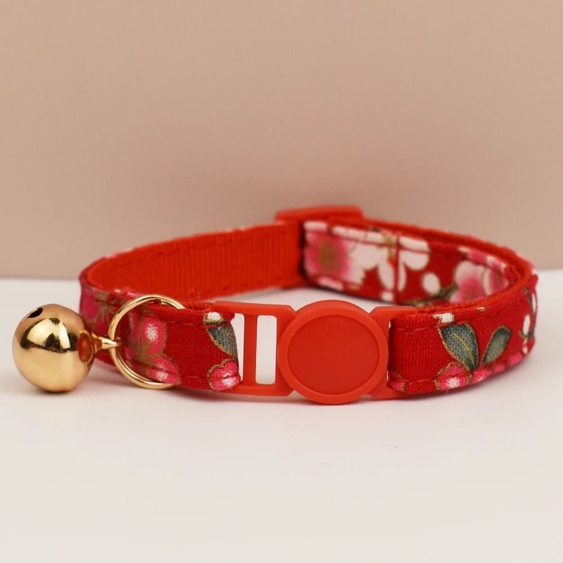 Adjustable Bowknot Cat Collar Safety Breakaway Comfortable Stylish Collar For Cats 8