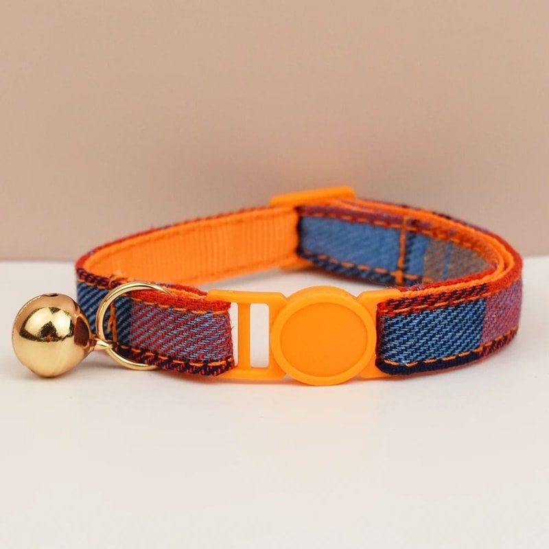 Adjustable Bowknot Cat Collar Safety Breakaway Comfortable Stylish Collar For Cats 12