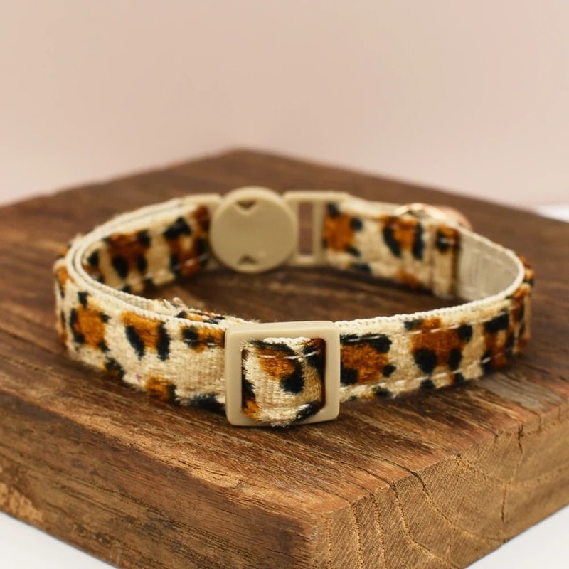 Adjustable Bowknot Cat Collar Safety Breakaway Comfortable Stylish Collar For Cats 25