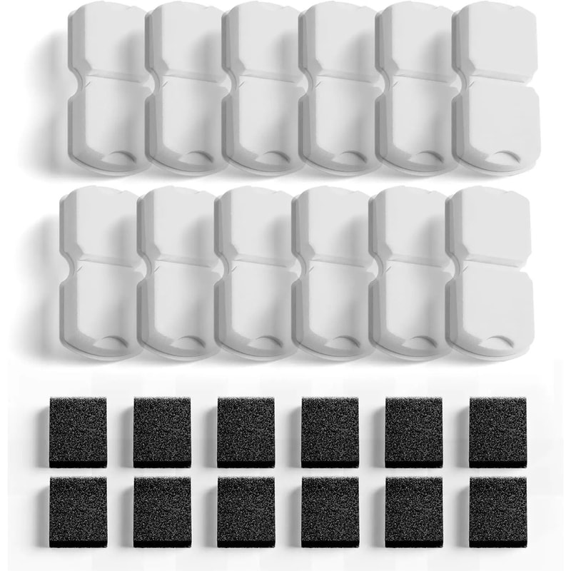 HOOISE 74oz Cat Water Fountain Replacement Filters And Sponges For Cleaner Pet Water 0
