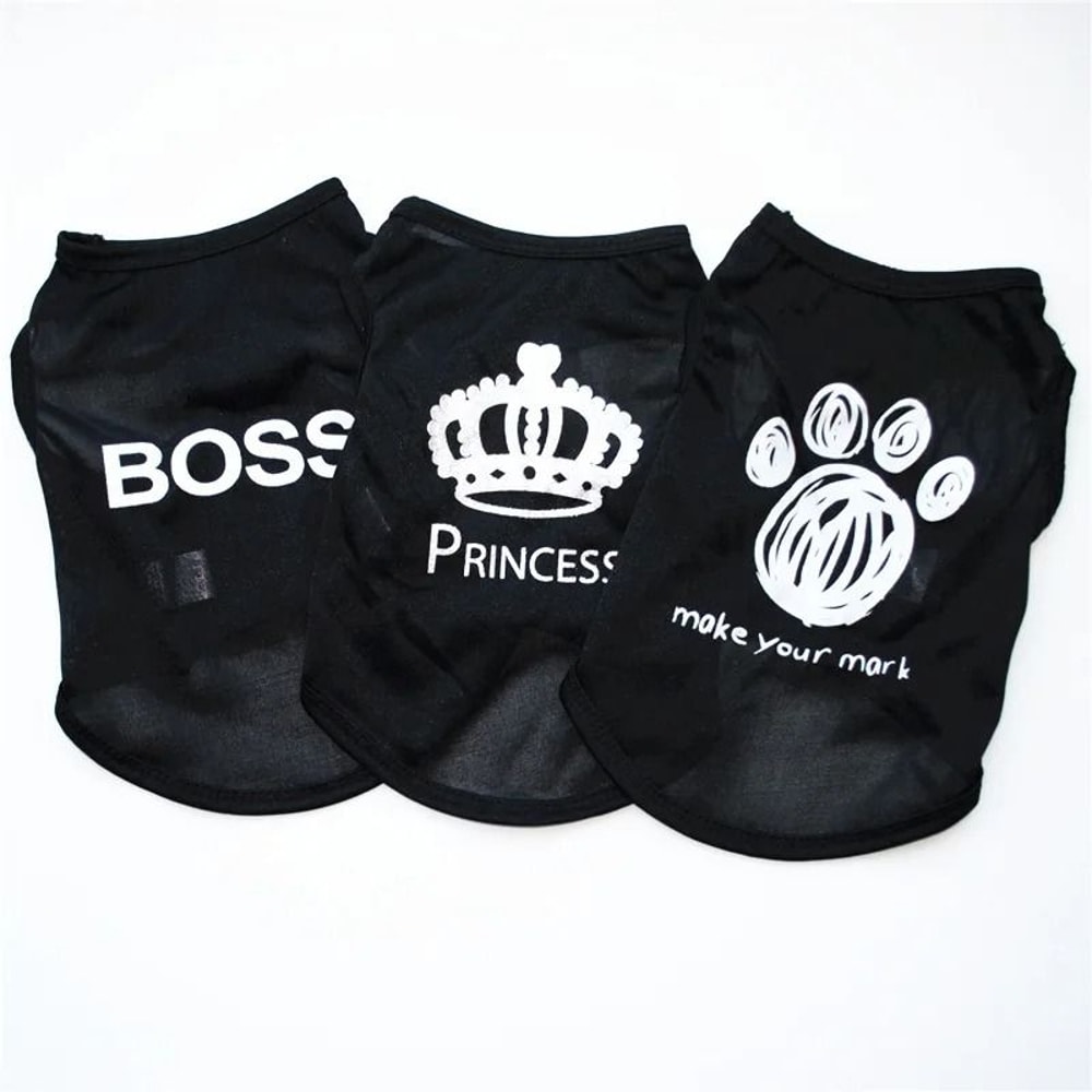 Breathable Summer Cat Vest Solid Print Kitten Pajamas For Sphynx Persian Puppies 0