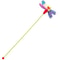Interactive Feather Cat Teaser Stick With Butterfly Insect And Wool Ball Toys 1