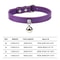 Colorful Adjustable Cat Collar With Bell Leather Style Necklace For Kittens Small Pets 7