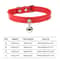 Colorful Adjustable Cat Collar With Bell Leather Style Necklace For Kittens Small Pets 12