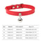 Colorful Adjustable Cat Collar With Bell Leather Style Necklace For Kittens Small Pets 12