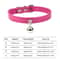 Colorful Adjustable Cat Collar With Bell Leather Style Necklace For Kittens Small Pets 9