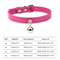 Colorful Adjustable Cat Collar With Bell Leather Style Necklace For Kittens Small Pets 9