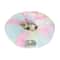 Plush Donut Cat Tunnel Bed Round Washable Peekaboo Cave With Hanging Balls 5