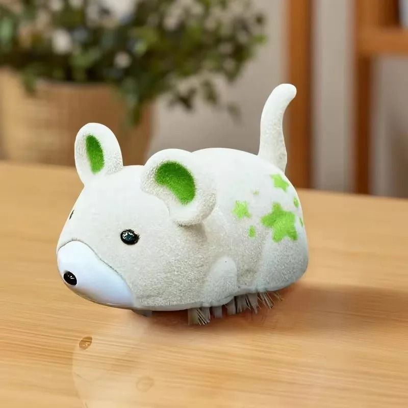 Electric Moving Mouse Cat Toy Obstacle Avoiding Interactive Hamster Toy For Indoor Play 3